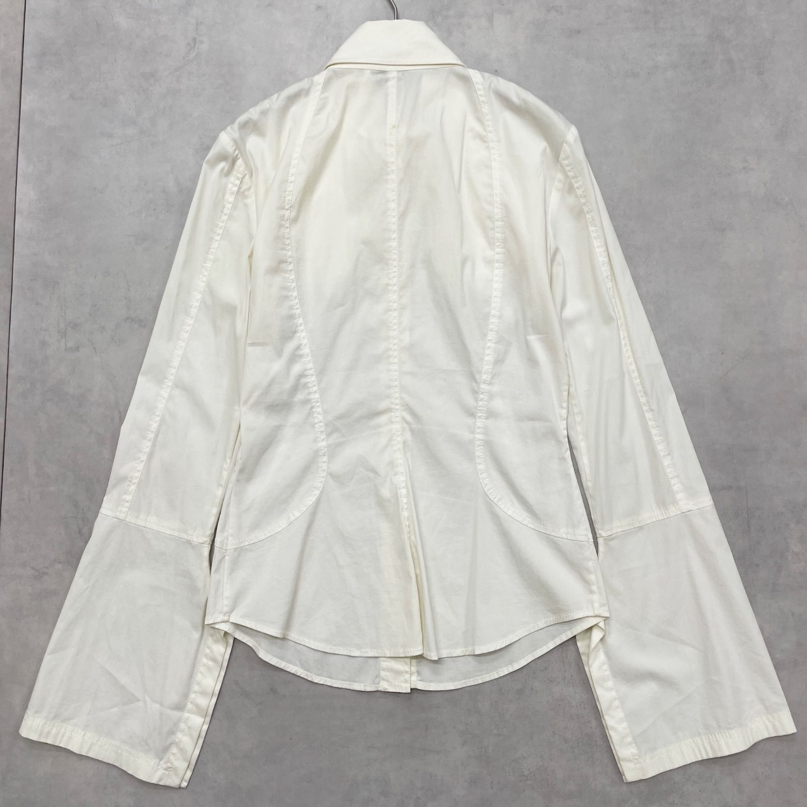 GUCCI グッチ トムフォード期 シャツ 袖スリット コットン ナイロン