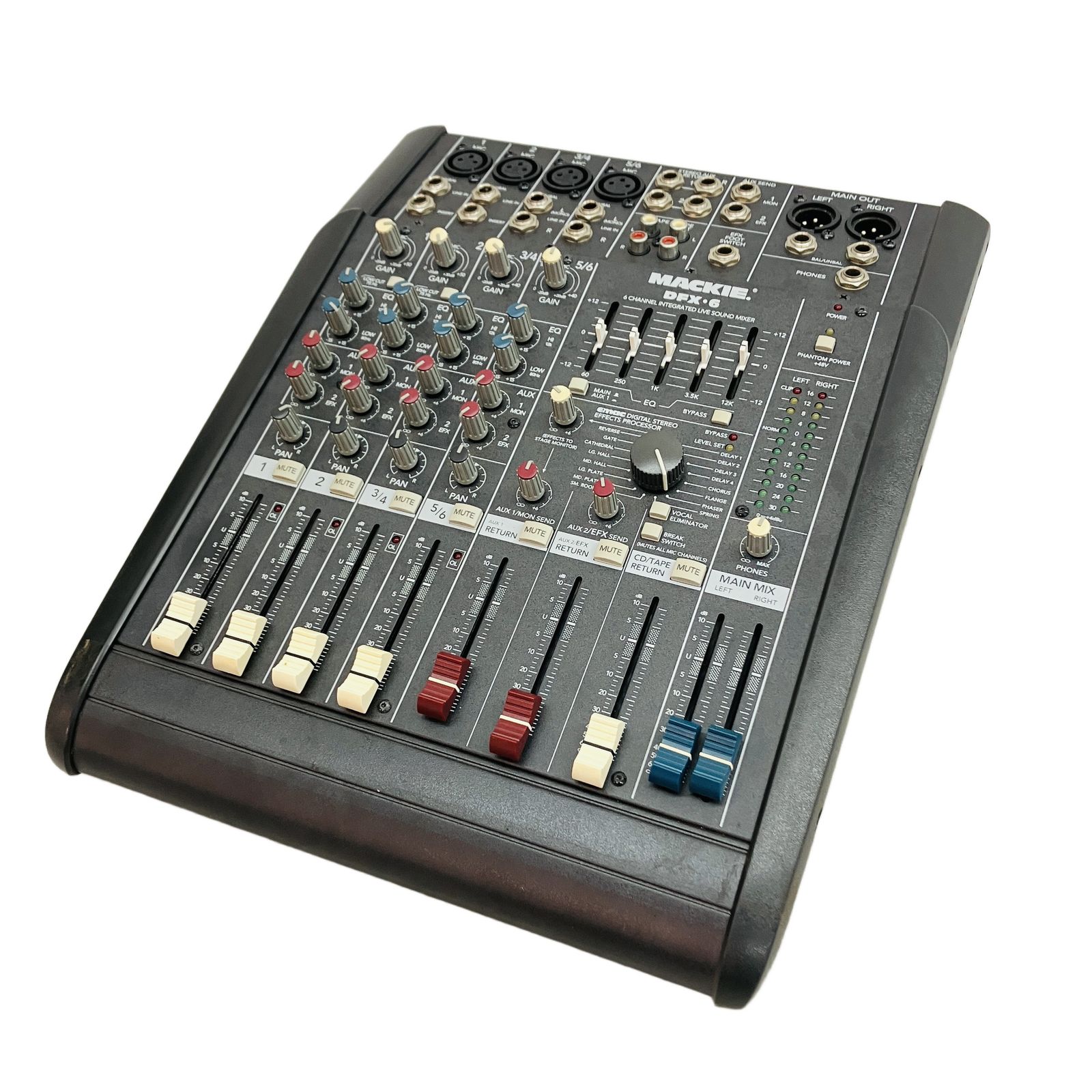 MACKIE DFX-6 ミキサー エフェクト内蔵6ch LIVE SOUND MIXER ケース