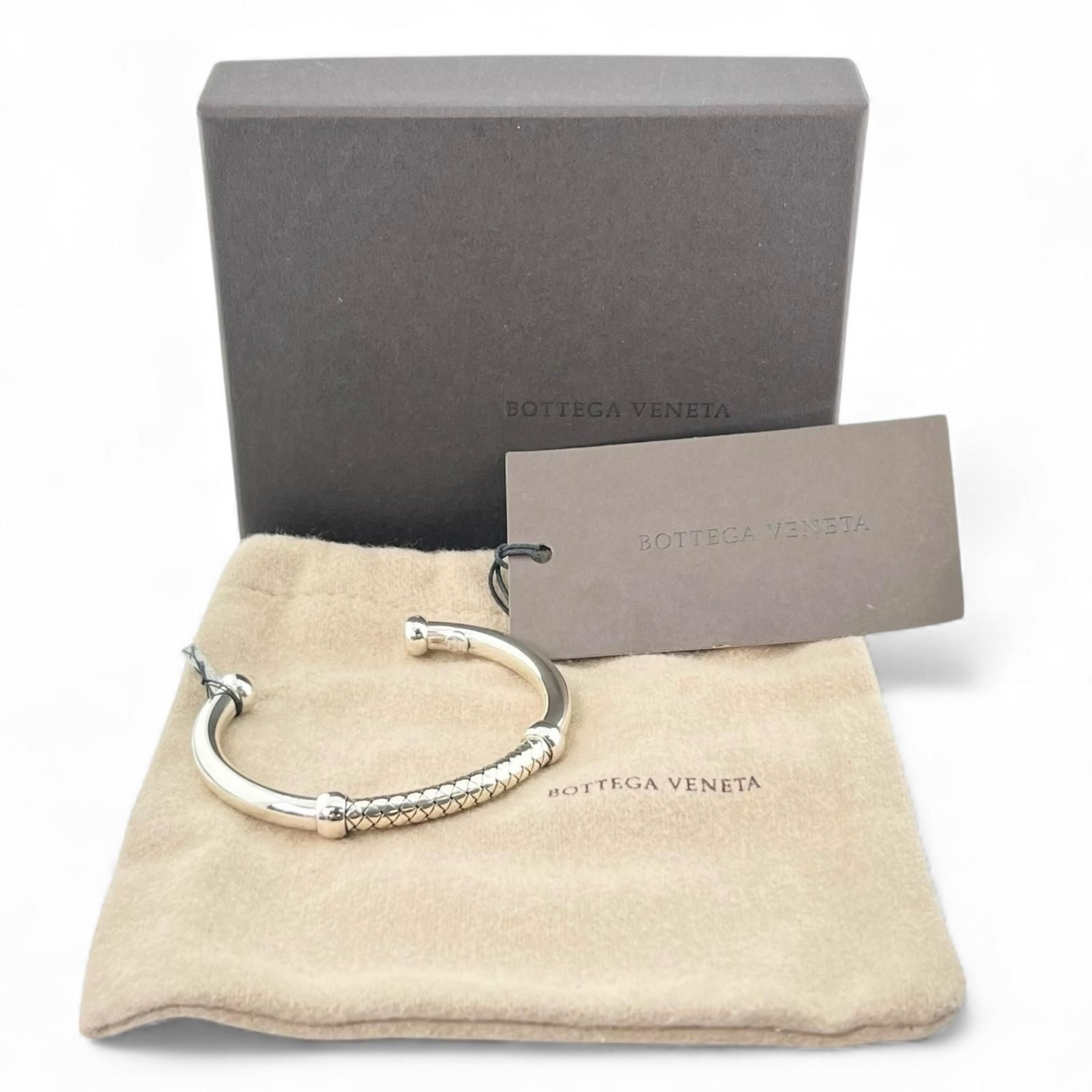 極美品△BOTTEGAVENETA ボッテガヴェネタ SV925 インチレチャート