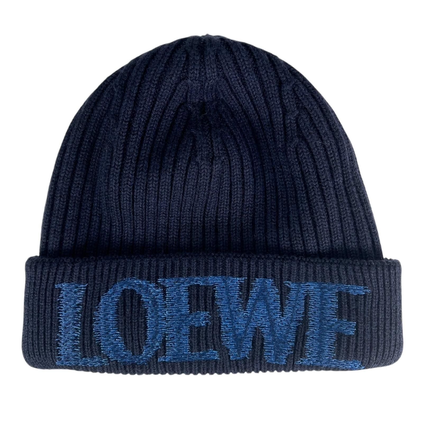 未使用品△LOEWE ロエベ F540257X23 ウール100％ ロゴデザイン