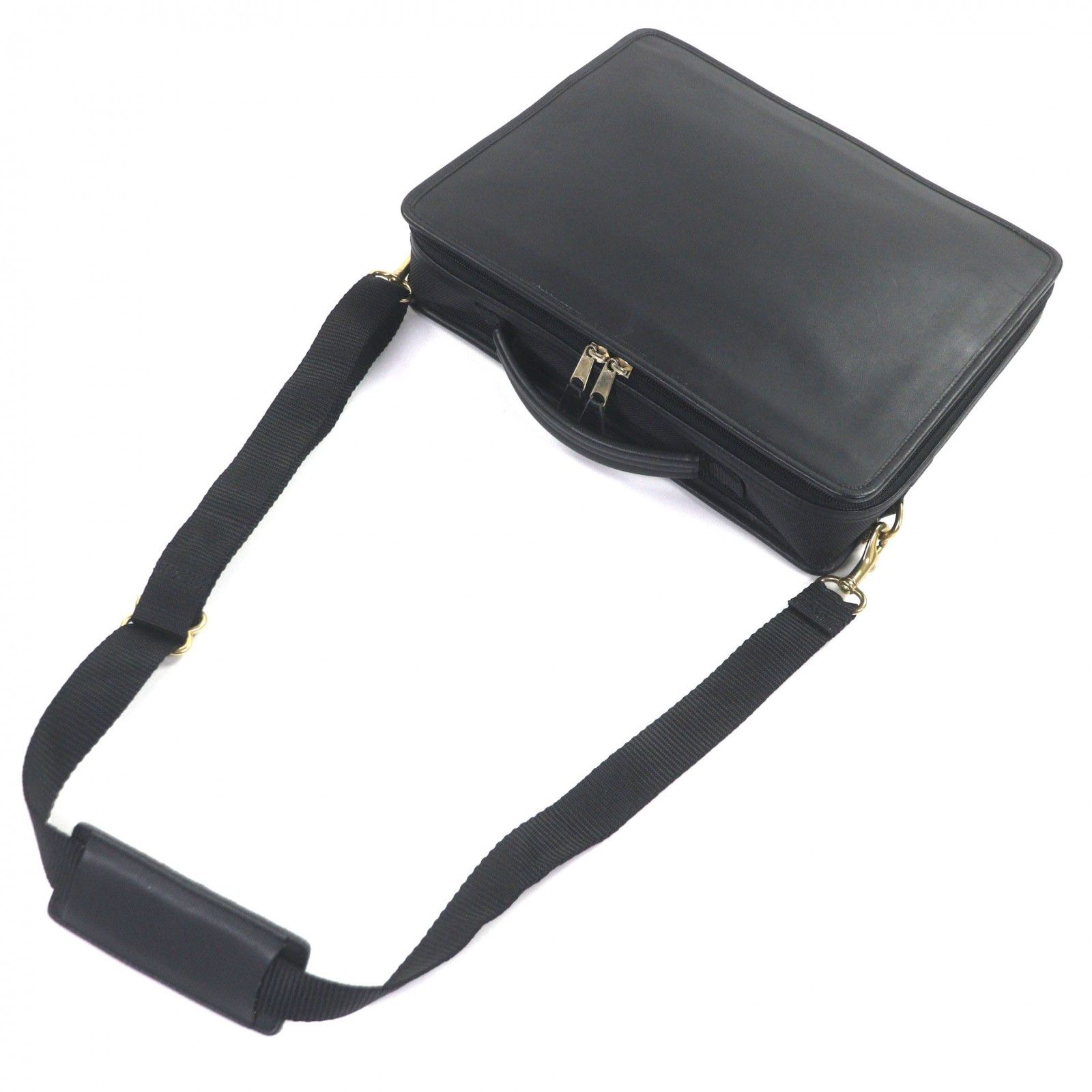 美品▽COACH コーチ 0539 レザー ナイロン 2WAY ビジネスバッグ PC