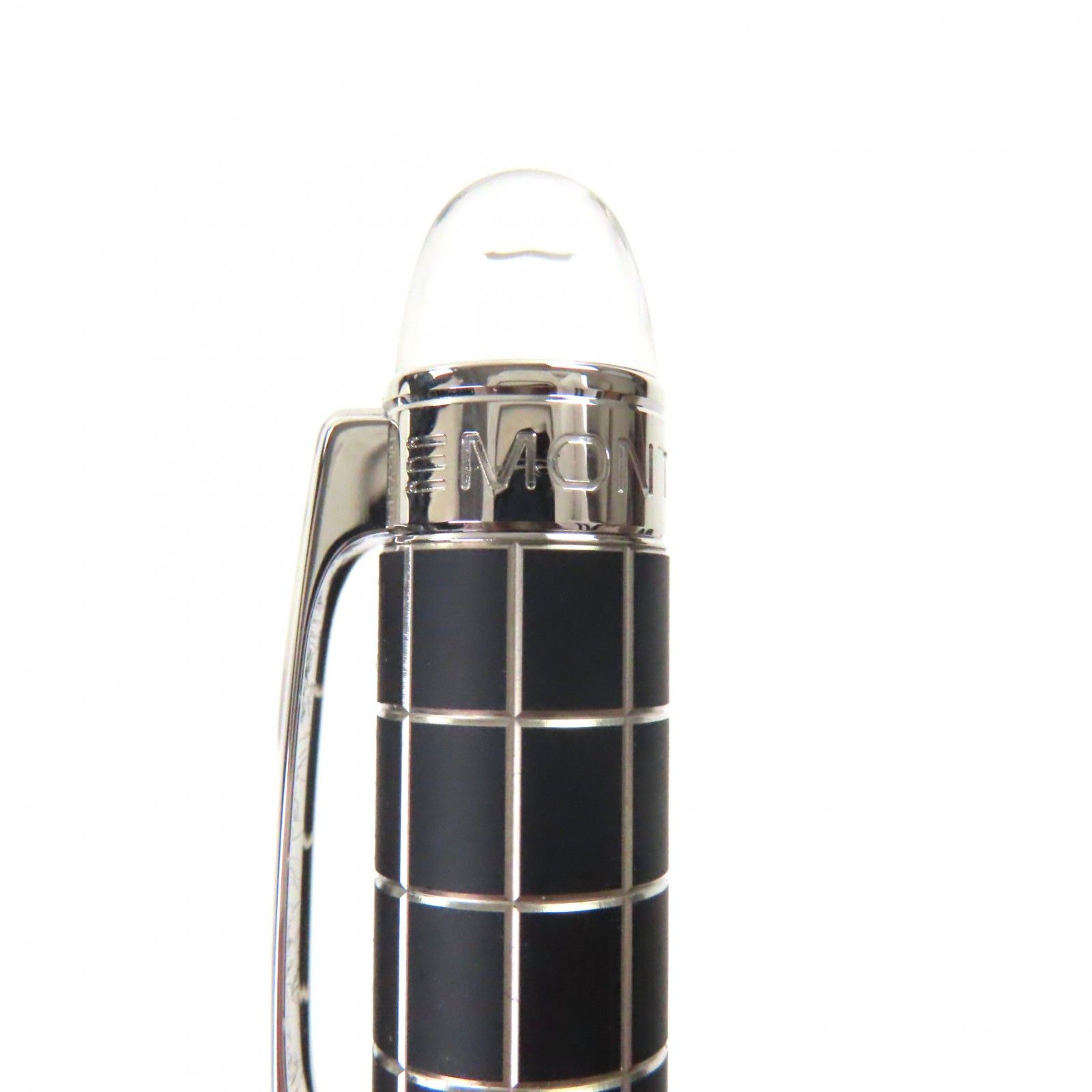  MONTBLANC モンブラン スターウォーカー メタルラバー ホワイトスター ツイスト式 ボールペン ブラック シルバー 箱 ケース付き ドイツ製 メンズ 筆記 済み ボールペン本体 ボールペン