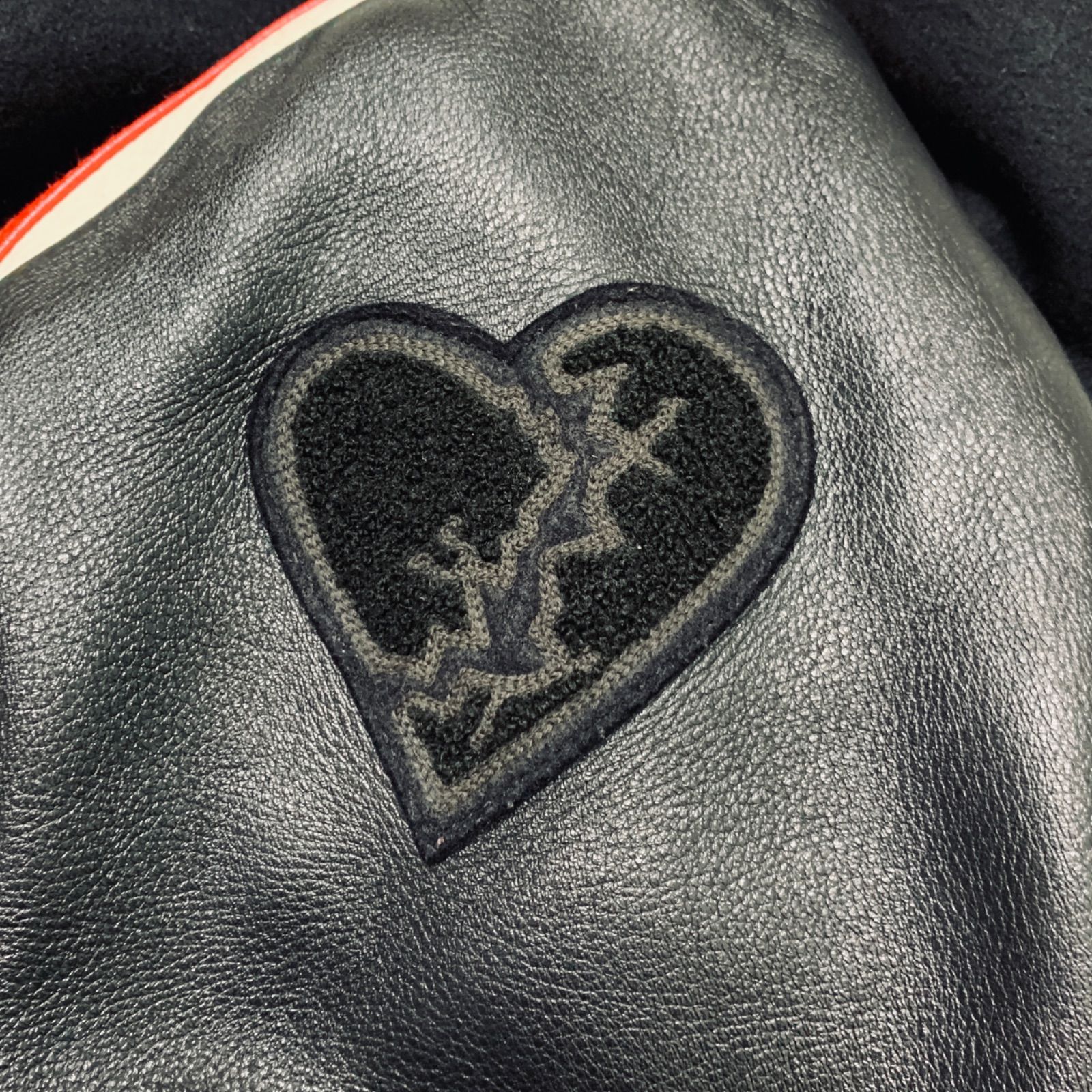 BEDWIN & THE HEARTBREAKERS スタジャン バーシティジャケット 袖 