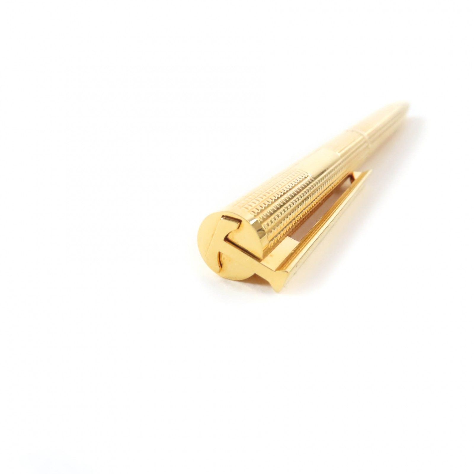 極美品☆TIFFANY&Co. ティファニー ロゴ入り Tクリップ GP ボールペン