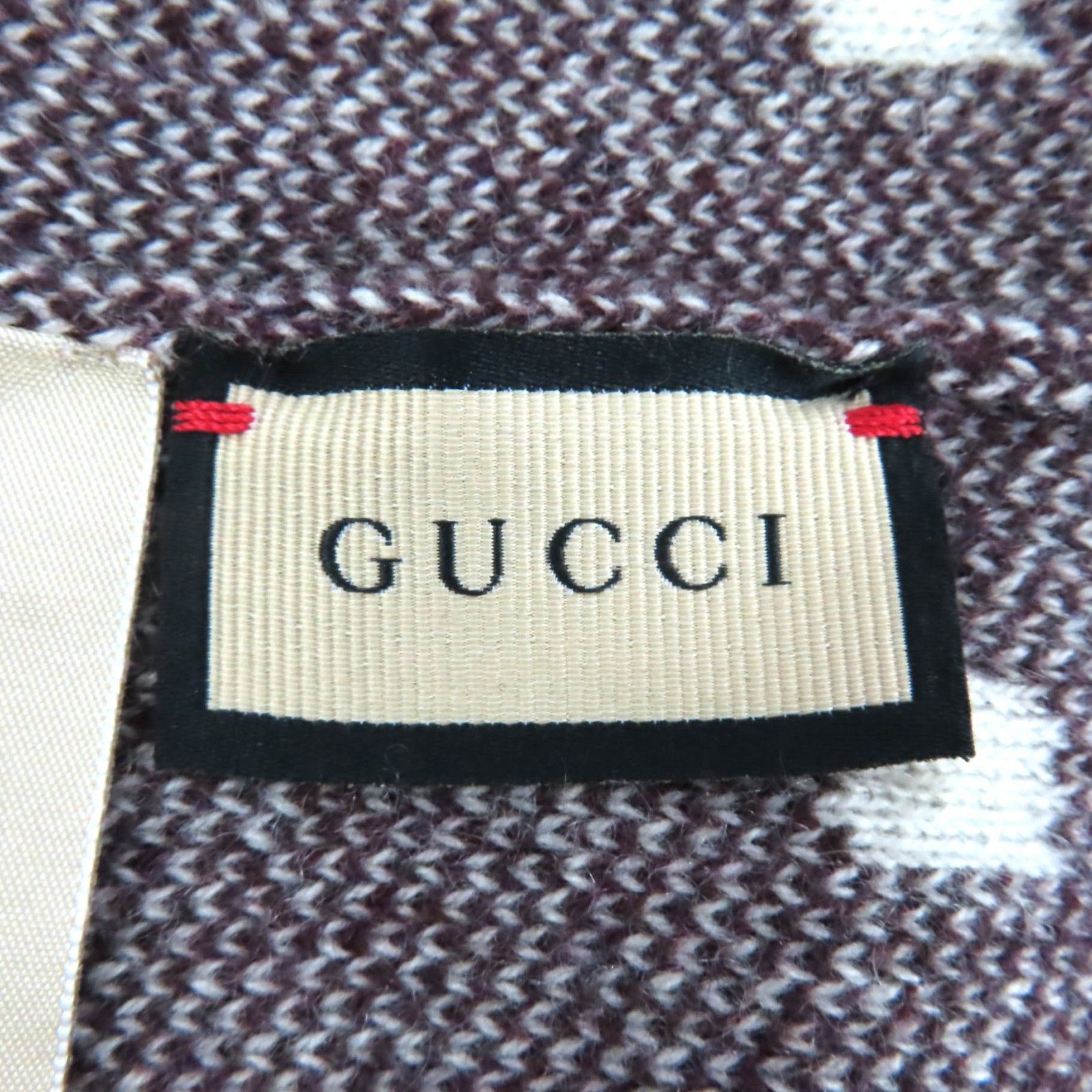 未使用品◇GUCCI グッチ 676827 ジャンボGG カシミア100％ ニット