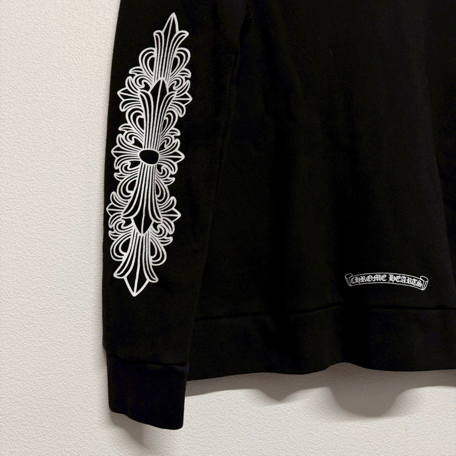 CHROME HEARTS クロムハーツ アーチ ロゴ バックプリント ジップ 