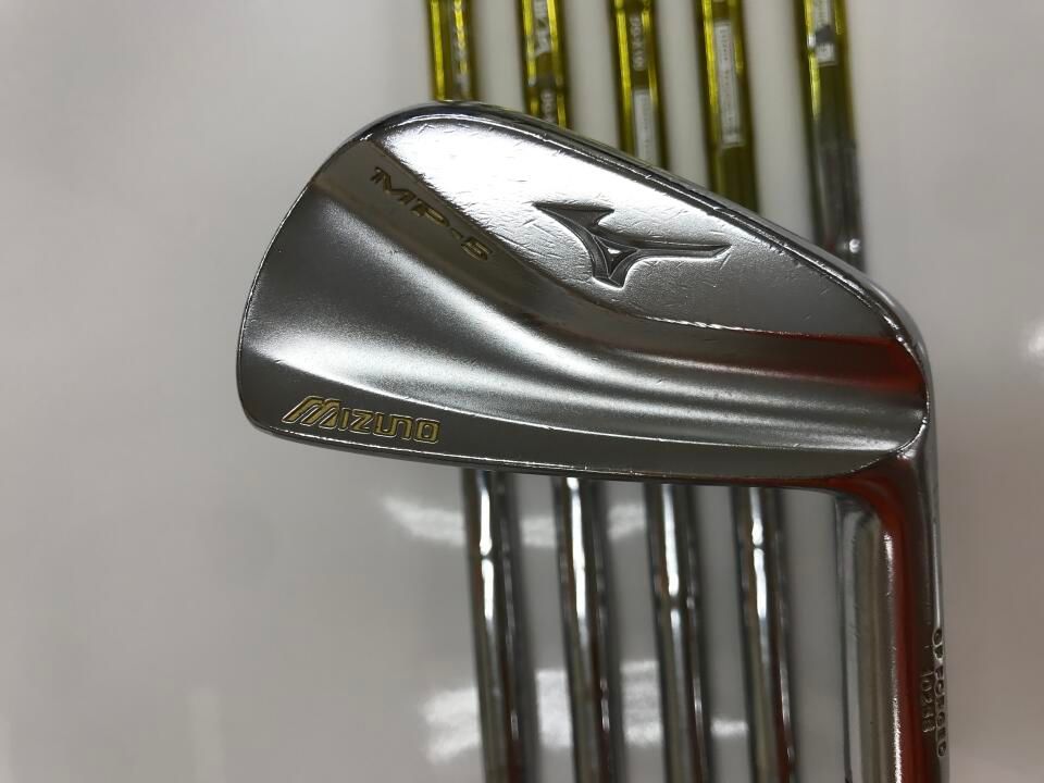 ミズノ MP-5 ホワイトサテン 限定 ﾀﾞｲﾅﾐｯｸｺﾞｰﾙﾄﾞ ﾂｱｰｲｼｭｰ X100