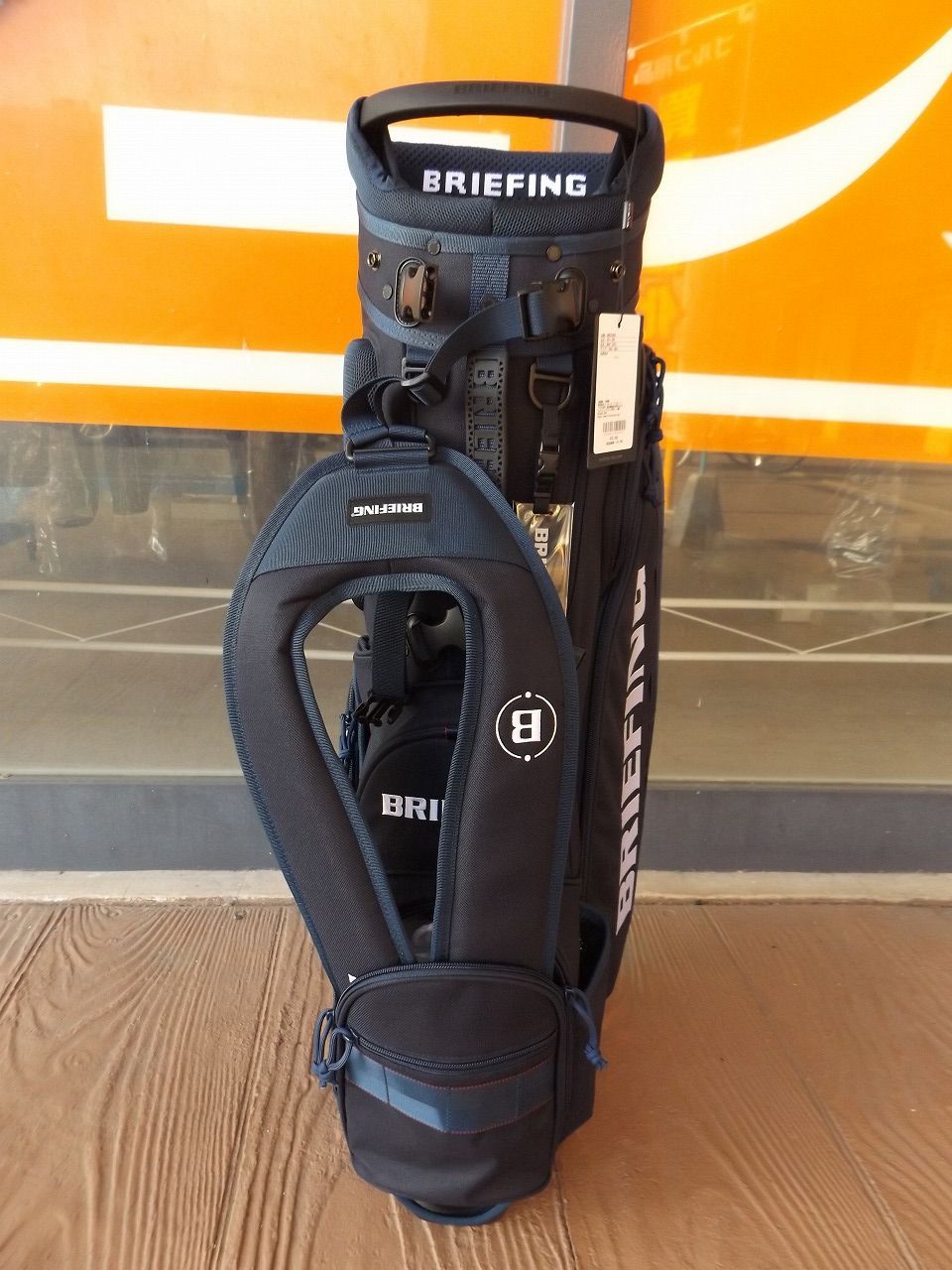  BRIEFING CR 4 ＃04 BRG253D03 スタンドバッグ 9 5型 3 79kg ネイビー ブリーフィング キャディバッグ ゴルフバッグ 公式球 ゴルフバッグ キャディバッグ ゴルフ