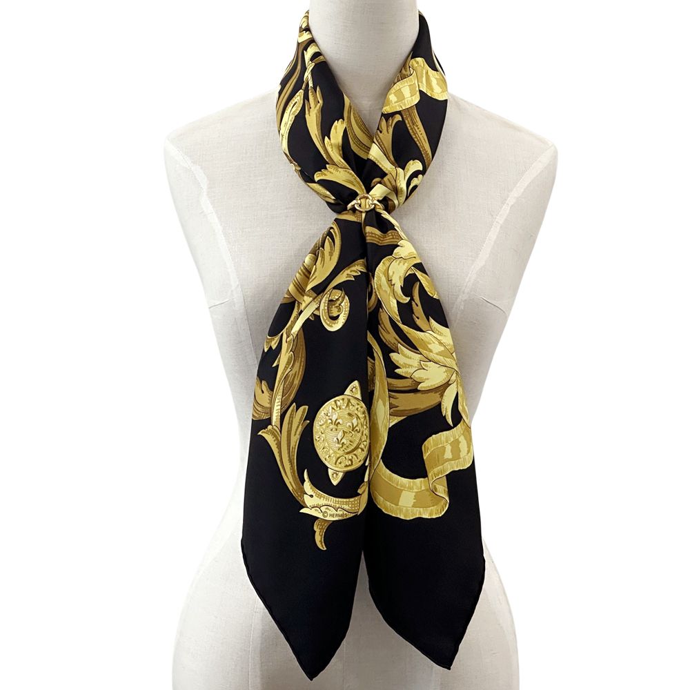 エルメス HERMES スカーフ カレ90 LE Mors A LA CONETABLE 轡の気品