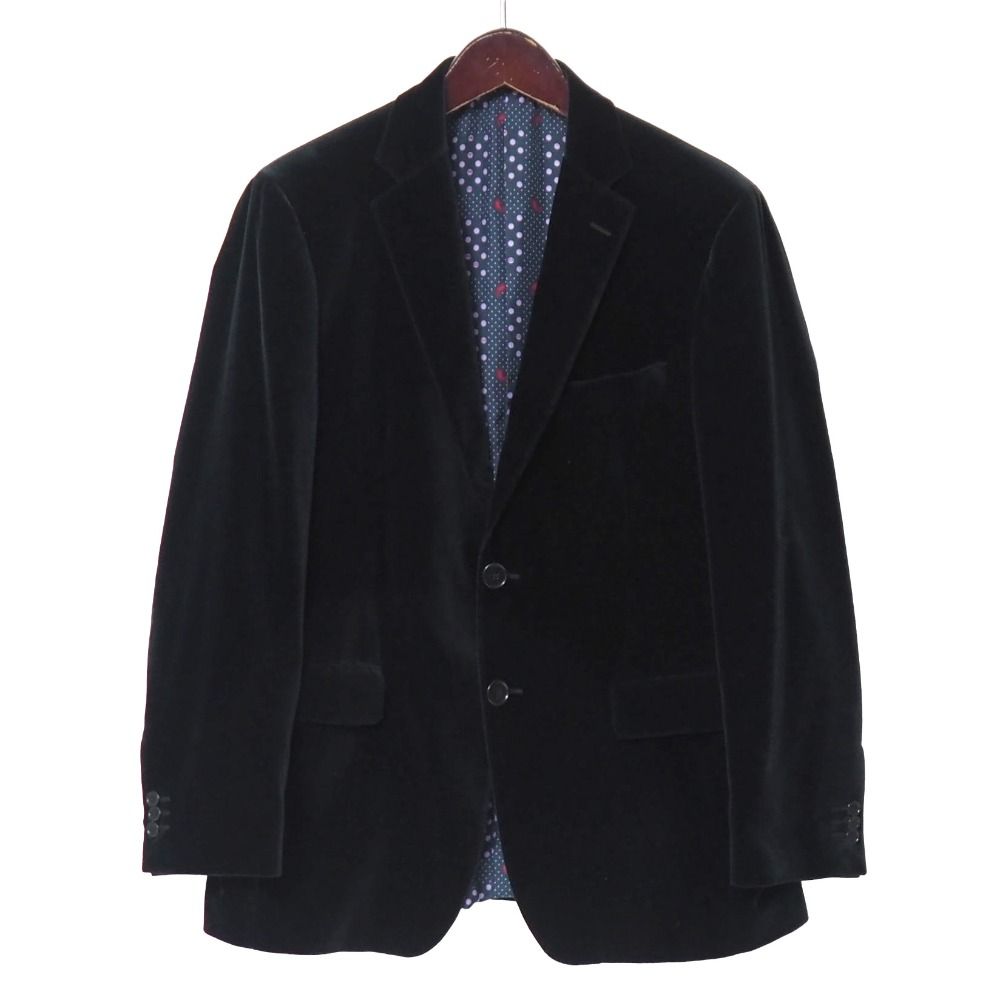 □美品□ETRO エトロ テーラードジャケット サイズ54 ベロア ブレザー