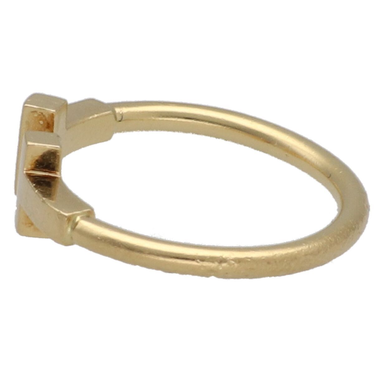 中古】 Tiffany ＆ Co. ティファニー Tワイヤー リング YG 60147340 