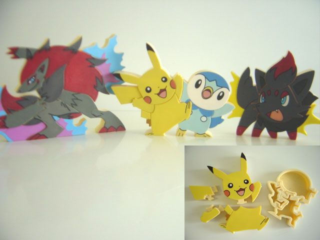  ♯Gic 27 DEポケットモンスターくみたてポケパ全6種 キャラクターグッズ ゲーム おもちゃ グッズ