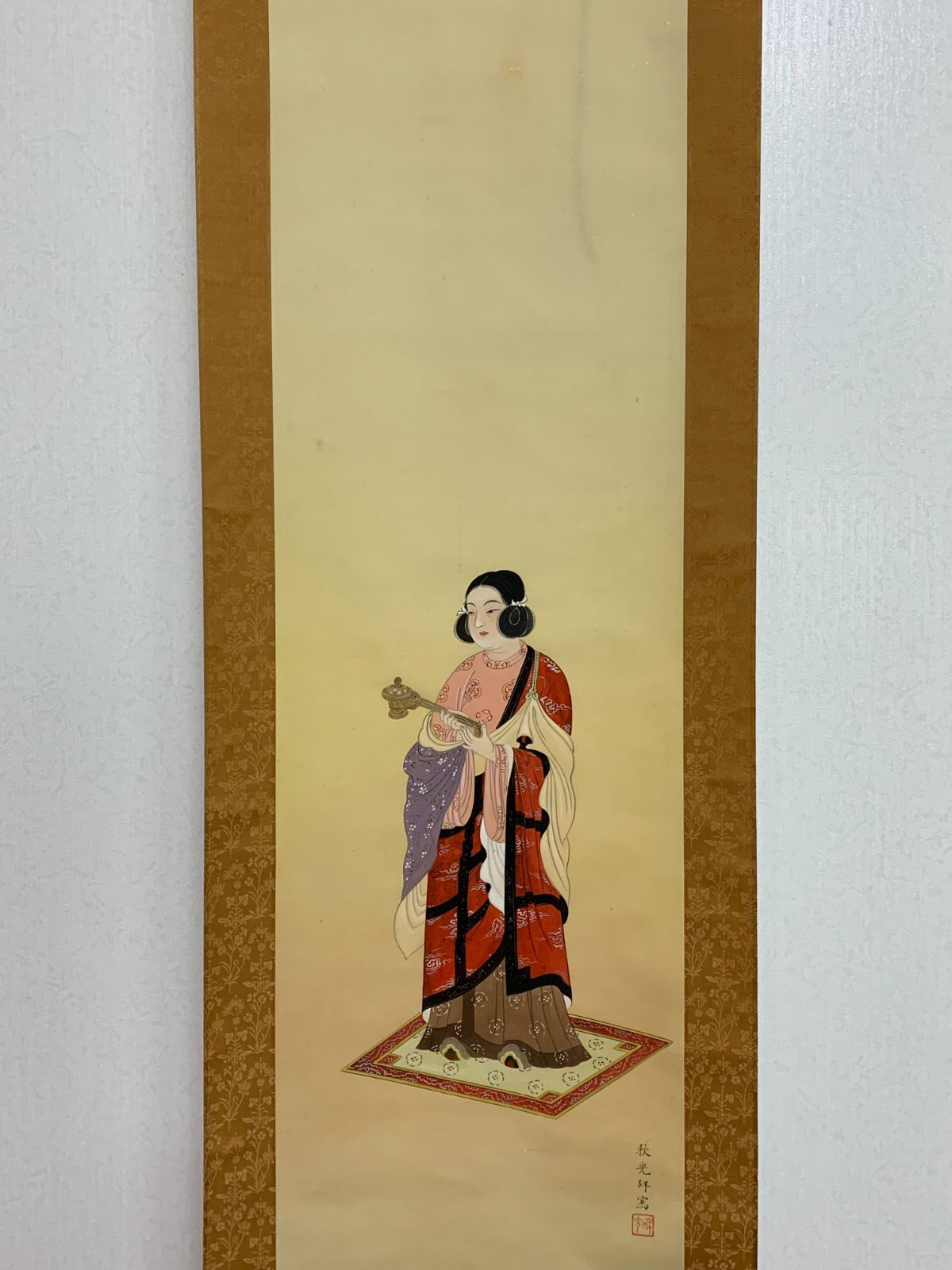 掛け軸】275 秋光「聖徳太子像」#茶掛 #掛軸 #古美術 #骨董 #お値下げ