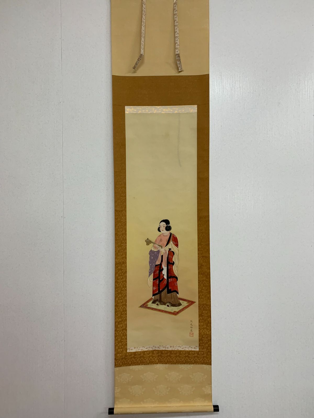 お宝　掛け軸　古物 掛け軸】275 秋光「聖徳太子像」#茶掛 #掛軸 #古美術 #骨董 #お値下げ