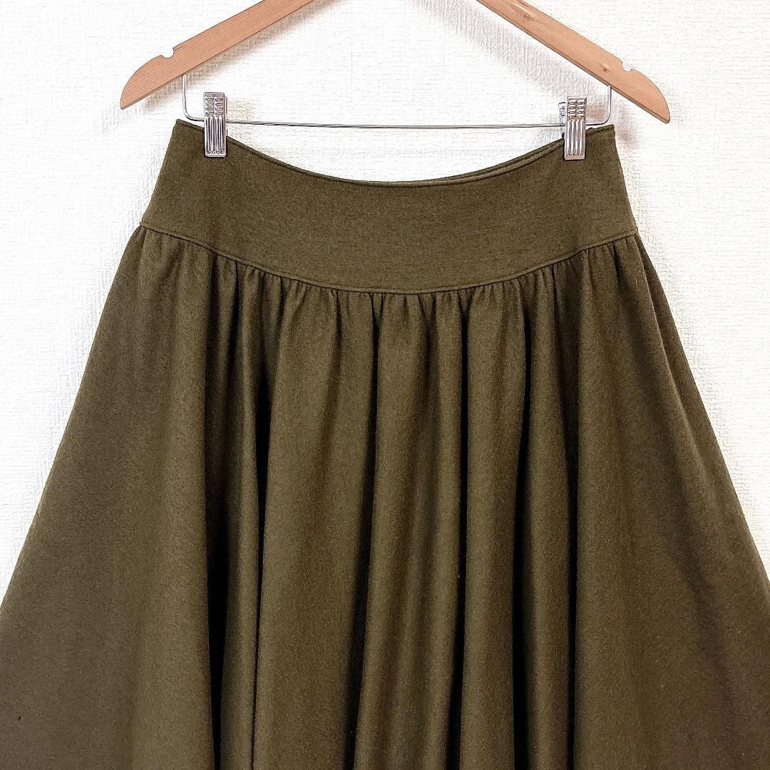 Jean Paul Gaultier 変形フレアスカートシャギー 40 カーキ - メルカリ
