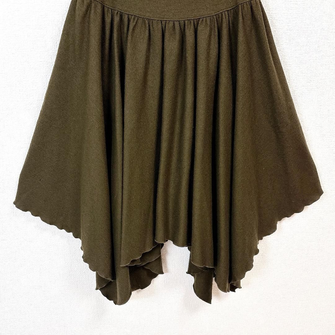 JEAN PAUL GAULTIER　迷彩　切り替え　スカート　サイズ40 Jean Paul Gaultier 変形フレアスカートシャギー 40 カーキ - メルカリ