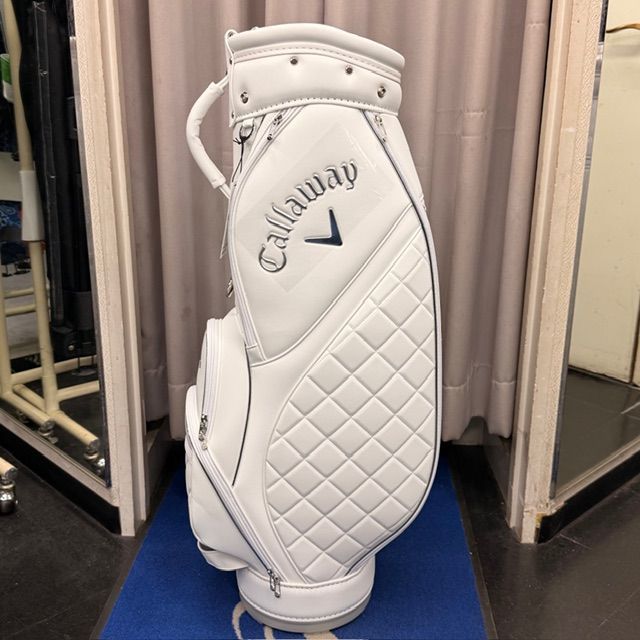 ホワイト ゴルフキャディバッグ キルティング Ld【新品未使用品】キャロウェイ ゴルフ レディース キャディバッグ