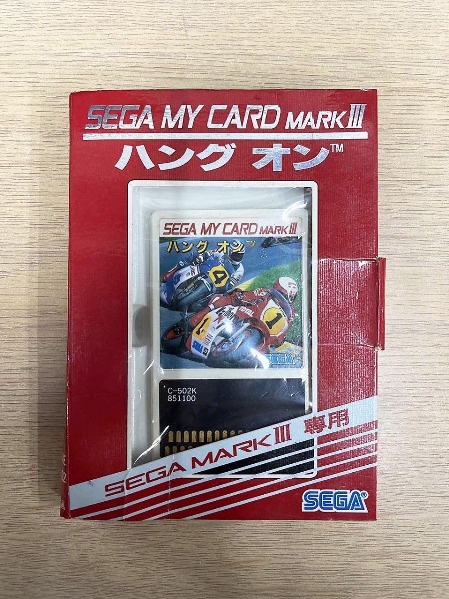 ジャンク品】 SEGA セガ マークIII 専用 マイカード ハングオン SEGA