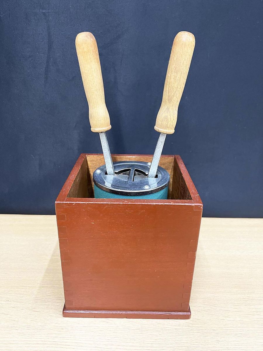 ハタミシン 自動電化鏝 コテ 電気裁縫鏝 昭和レトロ アイロン☆K2561Z