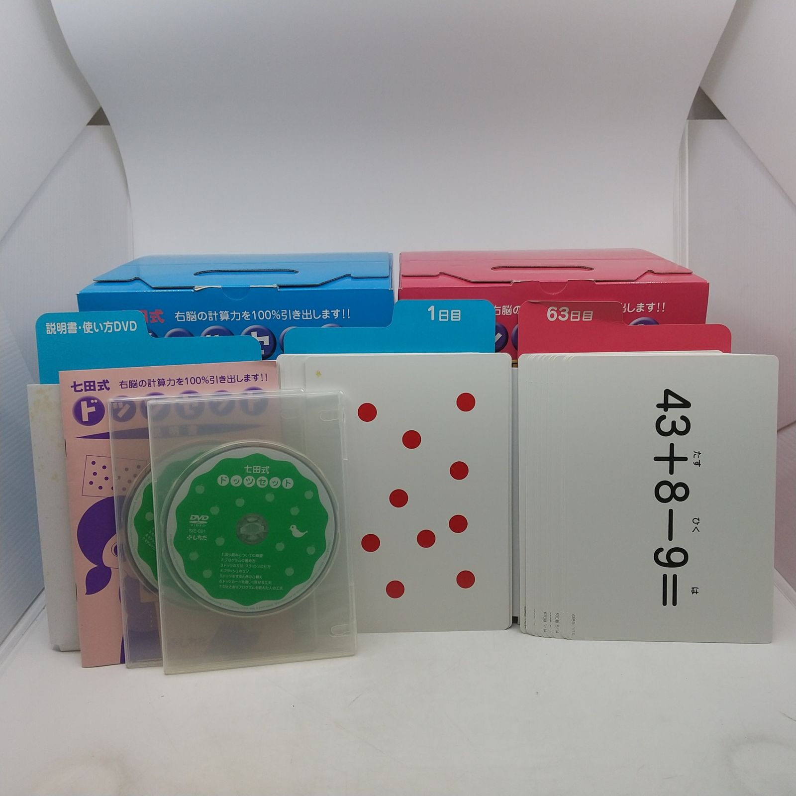 七田式ドッツセット 2007年製 七田眞 フラッシュカード 高速フラッシュ