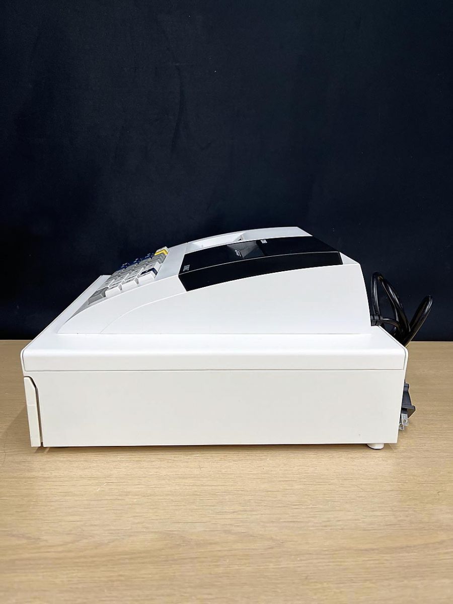 現状品】 CLOVER クローバー電子 レジ レジスター レジロール紙付