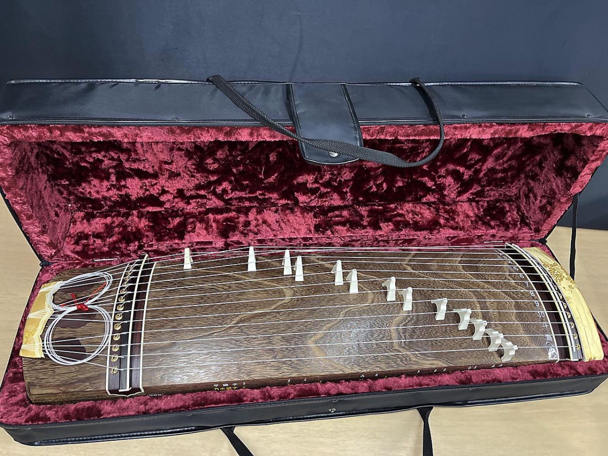 現状品】ゼンオン 全音 文化琴 文化箏 ミニ琴 13弦 全長約86cm 琴柱