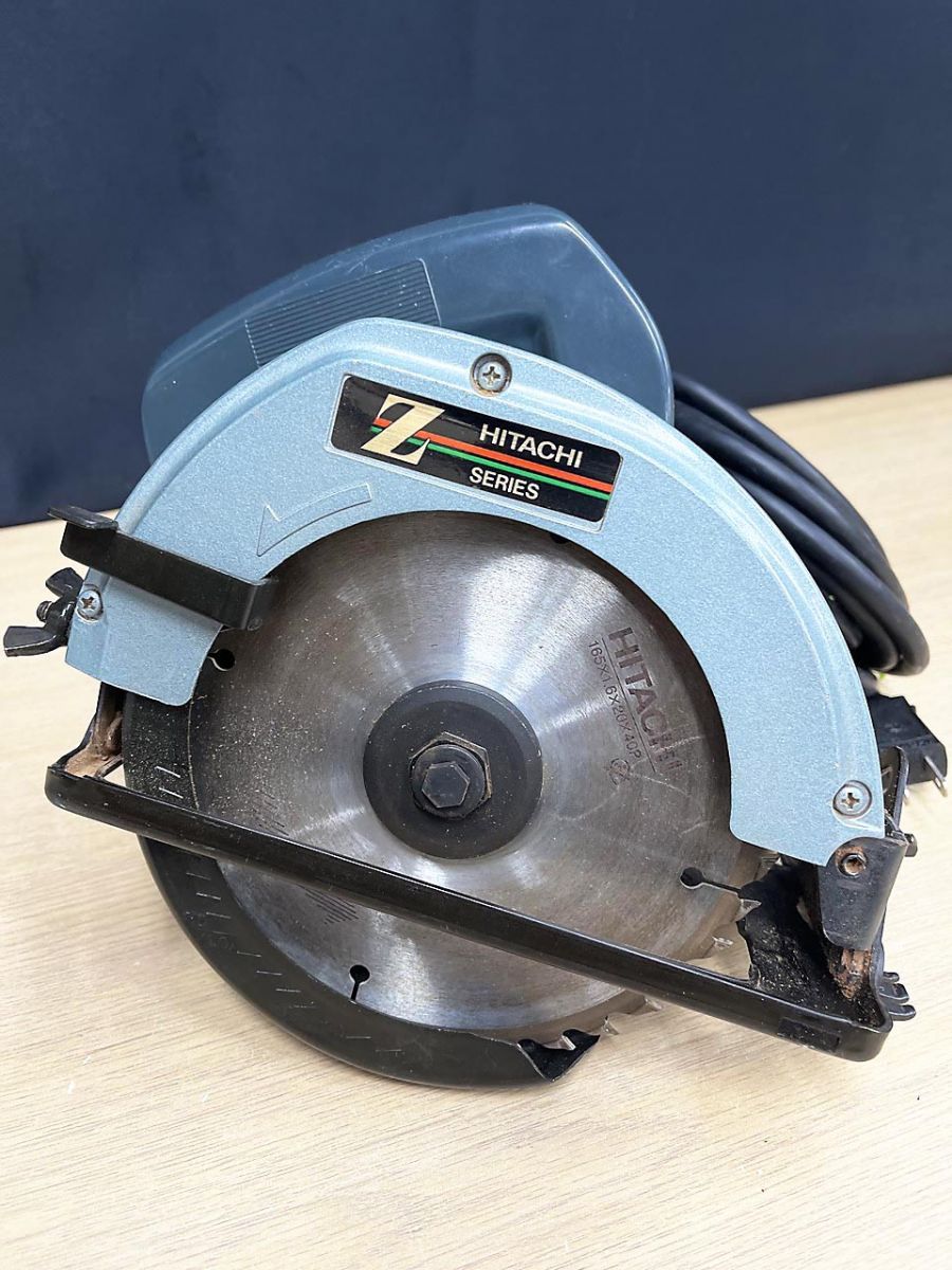 HITACHI 日立 165mm ブレーキ付 丸鋸 丸のこ FC 6B チップソー付