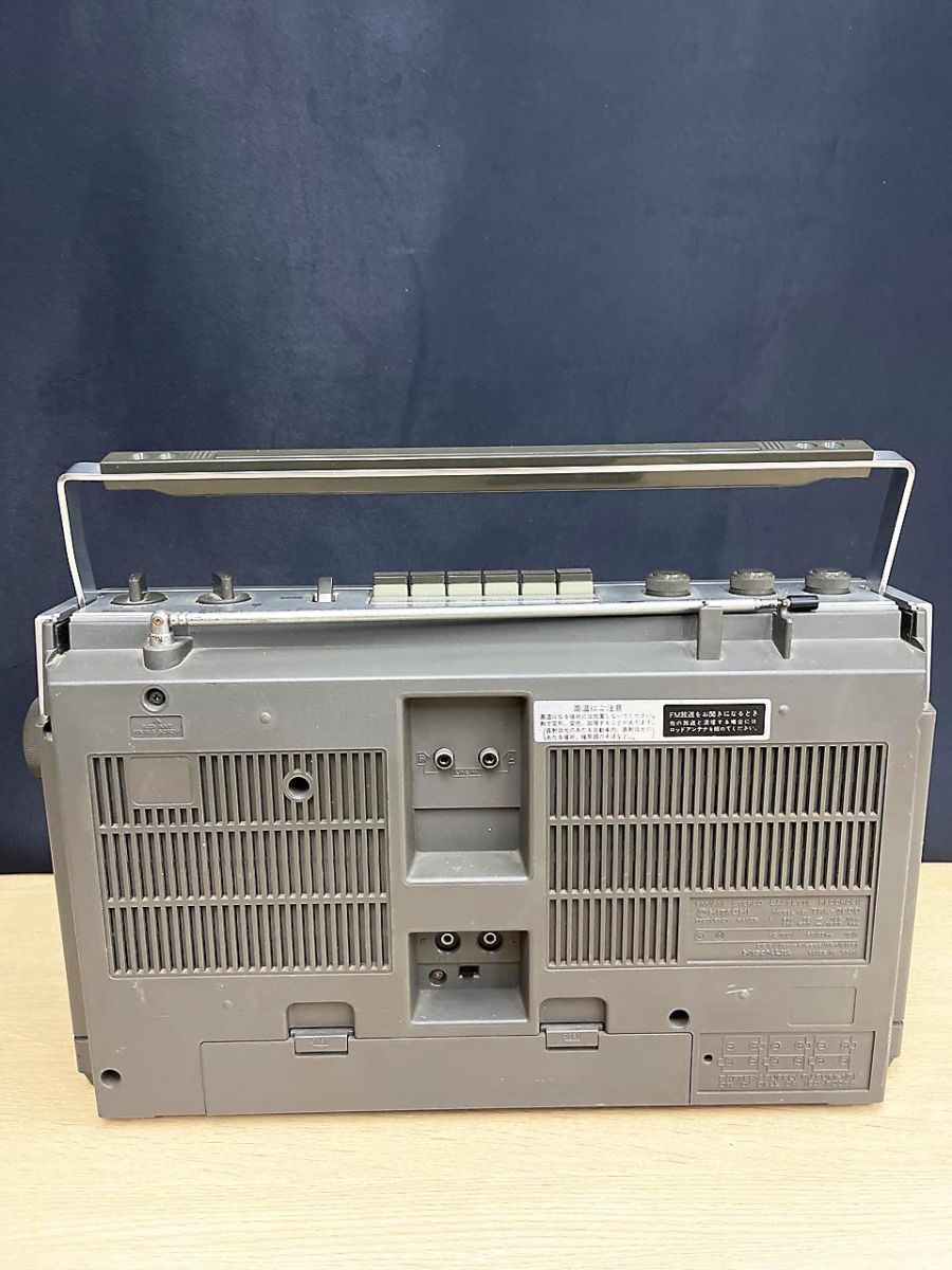 HITACHI、ラジカセ、TRKー7600、中古（本文よく読んで購入して下さい