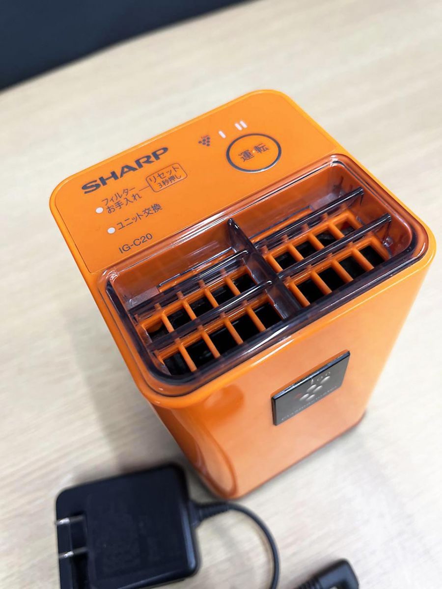 SHARP シャープ プラズマクラスター オレンジ系 イオン発生機 IG-C20-D