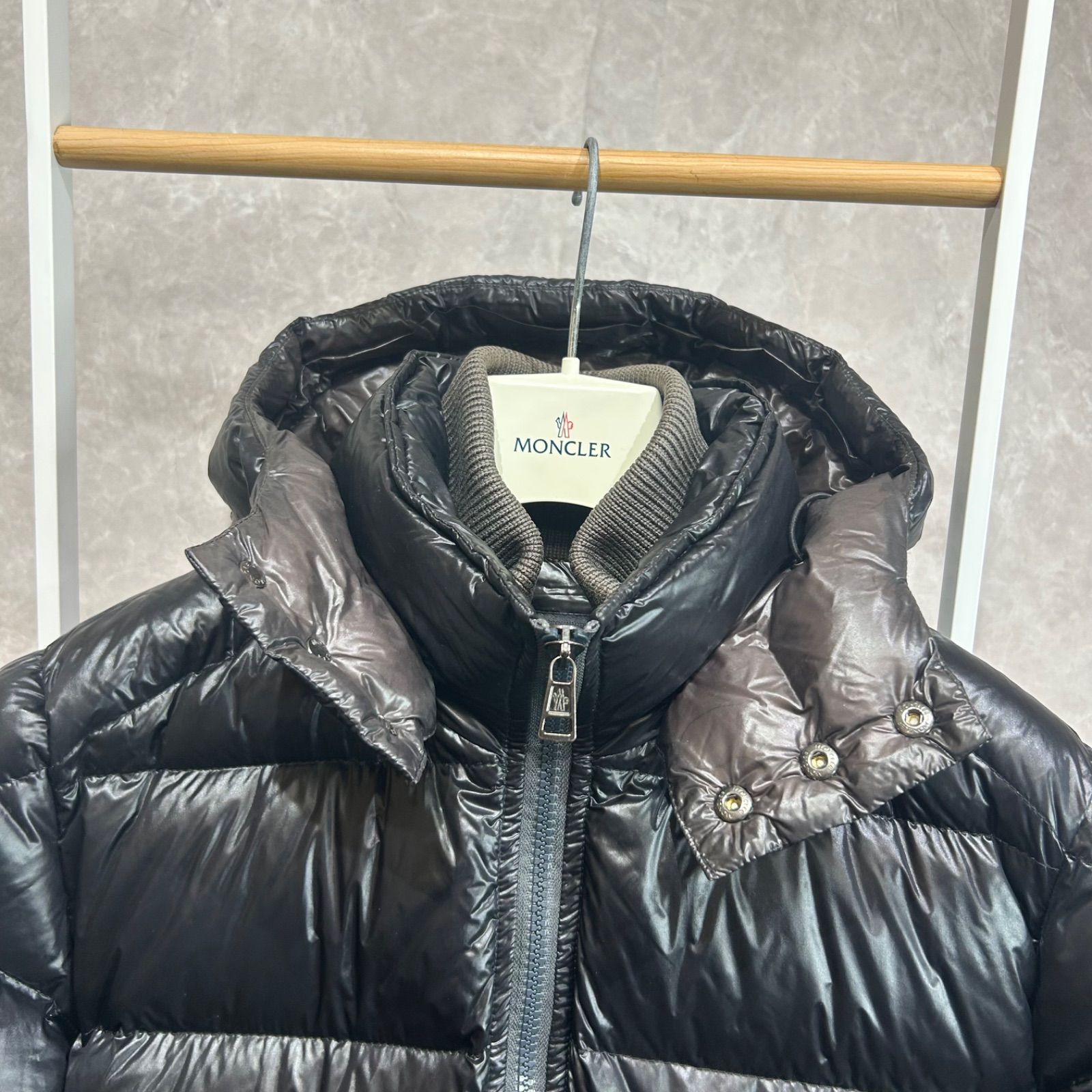 MONCLER モンクレール MAYA 上位モデル ZIN ブラック 0 ダウン