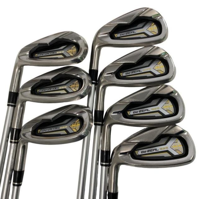 中古】 本間ゴルフ Be ZEAL 525 8S レフティ アイアンセット IR VIZARD