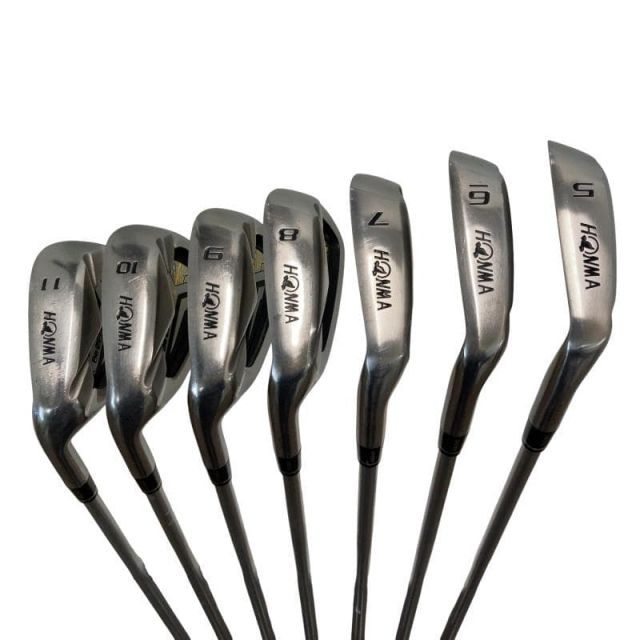 中古】 本間ゴルフ Be ZEAL 525 8S レフティ アイアンセット IR VIZARD