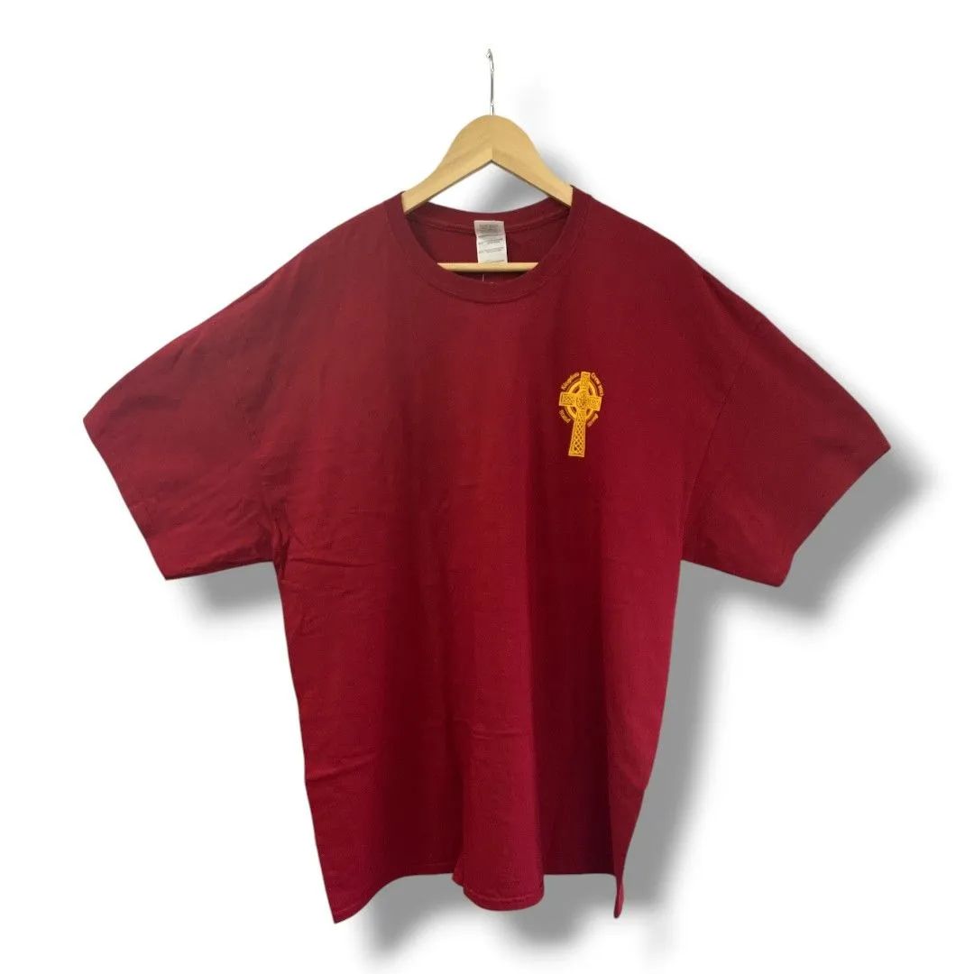 GILDAN ギルダン Tシャツ 赤 レッド 古着 - メルカリ