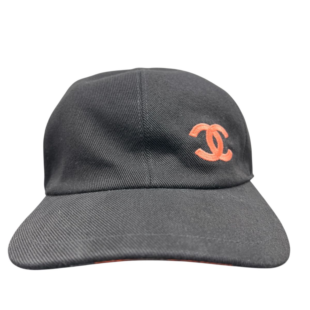 CHANEL 極美品 シャネル ココマーク エンブロイダリー ベースボール