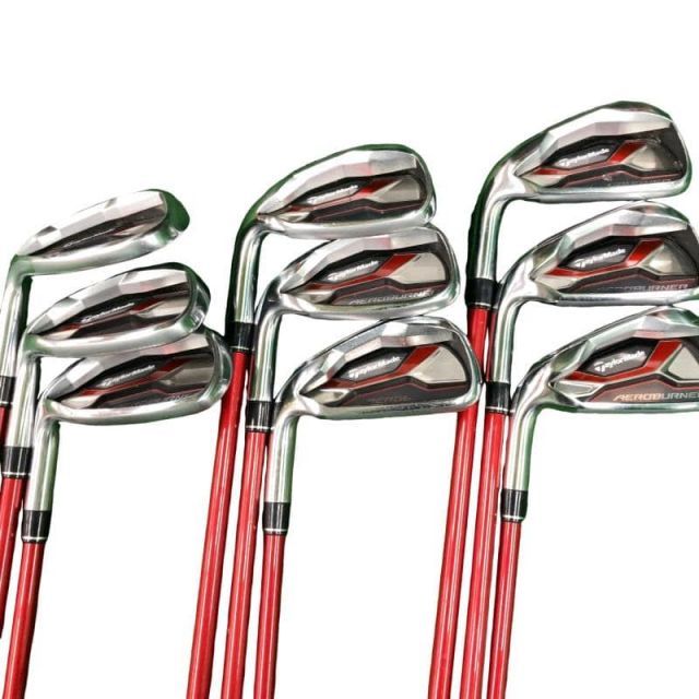 中古】 テーラーメイド AERO BURNER 9S レフティ アイアンセット IR