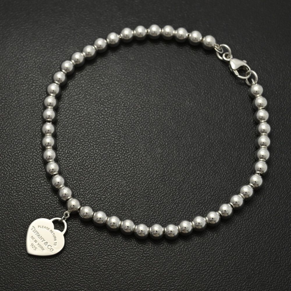 美品 TIFFANY＆Co. ティファニー リターントゥハート ボールチェーン
