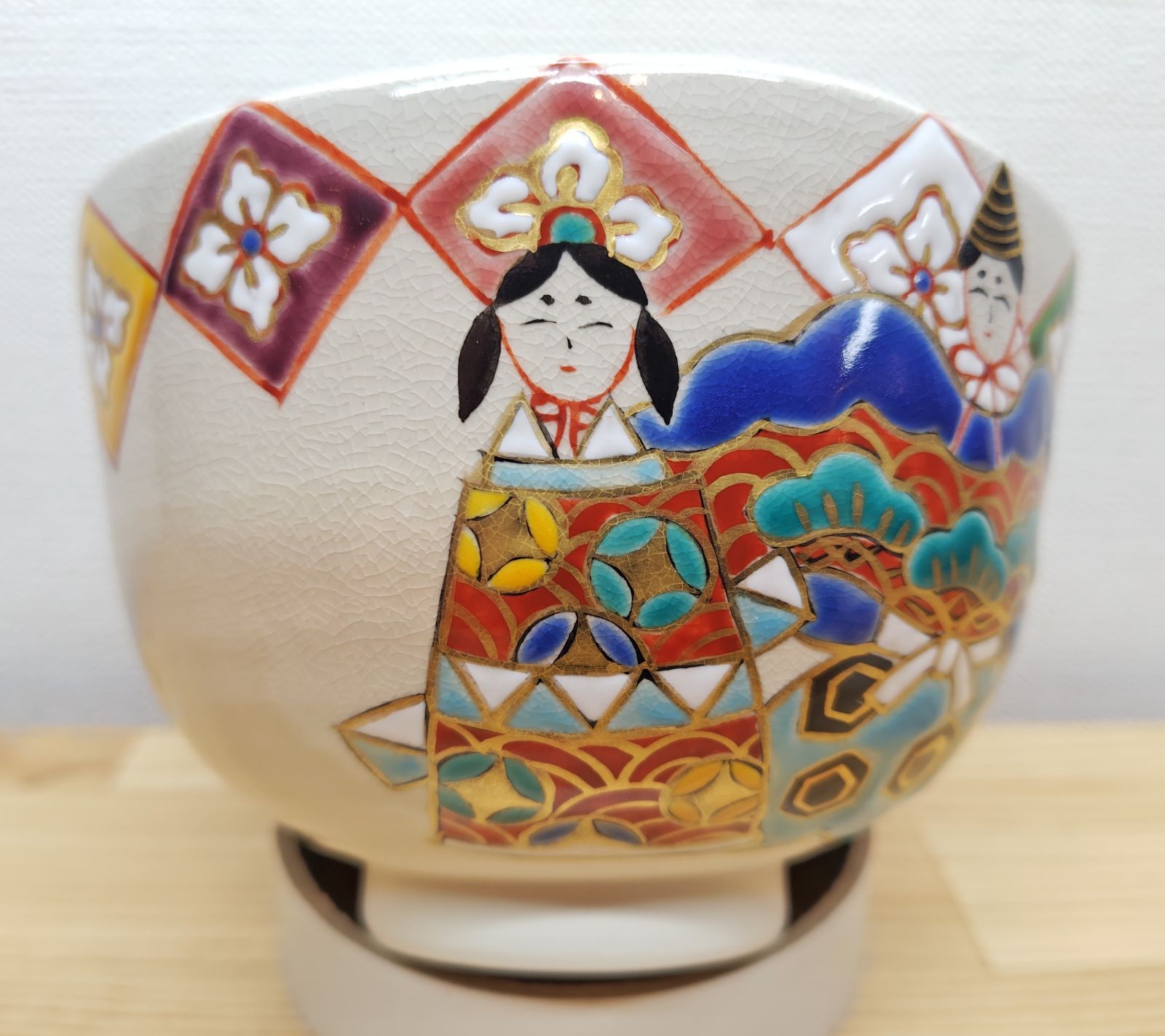 送料込【逢絢亭・新品】茶道具 茶碗 京焼 乾山 柴舟の図 伊坂清香 共箱入り 逢絢亭・新品】茶道具 茶碗 京焼 乾山 柴舟の図 伊坂清香 共箱入り