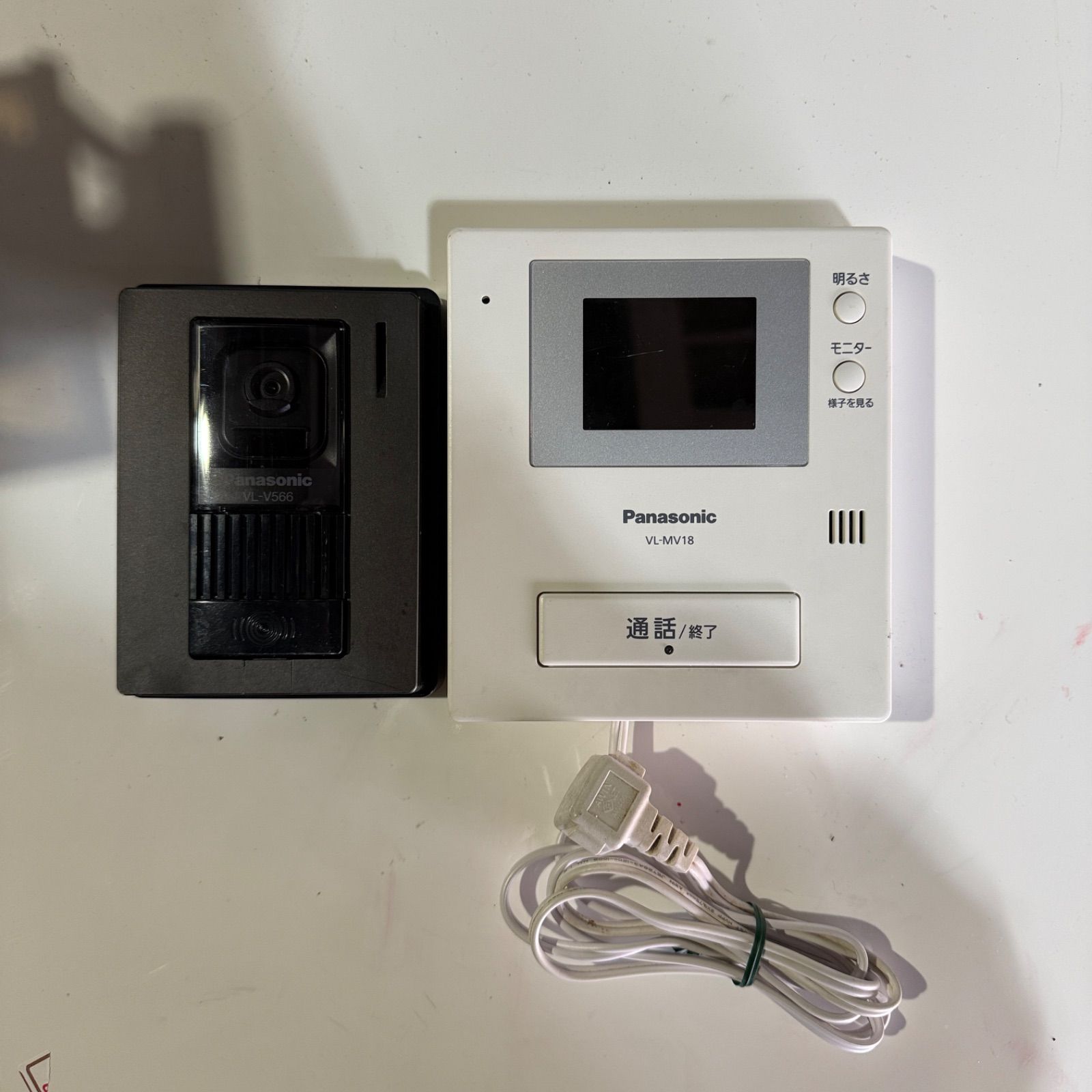Panasonic インターホン セットVL-MV18 VL-V566 - メルカリ