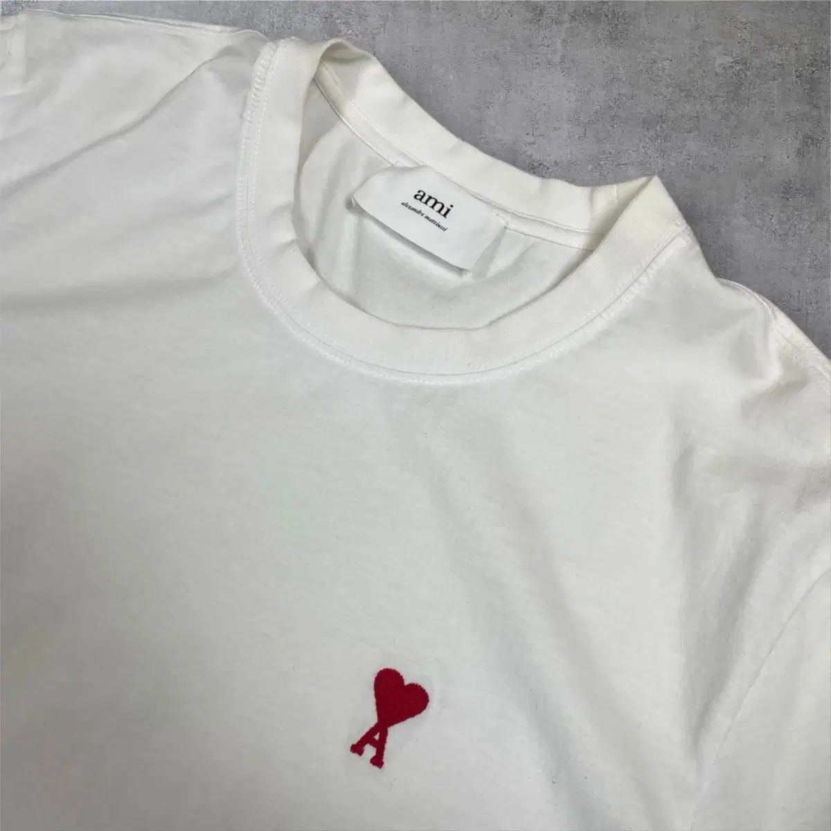 L-XL AMI アミ ハート ロゴ WHO 中古・古着通販AMI PARIS (アミ パリス 