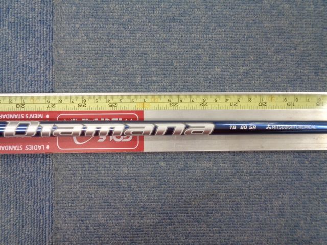 中古シャフト MITSUBISHI CHEMICAL 三菱ケミカル Diamana TB60 SR