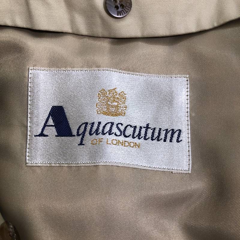 タ Aquascutum（アクアスキュータム） ステンカラーコート ベージュ 9
