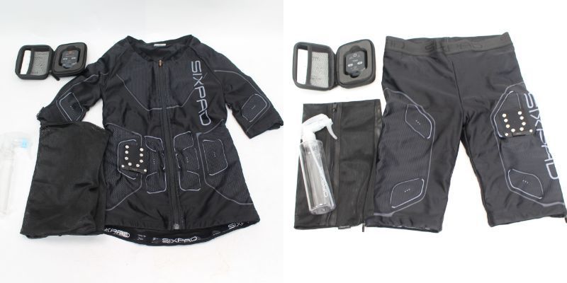 IS224)【使用僅か/美品】MTG SIXPAD Powersuit トップ+ボトム セット M