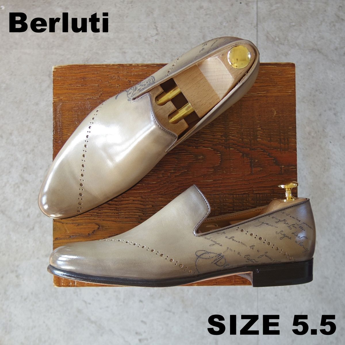 使用僅か☆(仏)ベルルッティ SIZE 5.5【同系モデル定価￥347,600