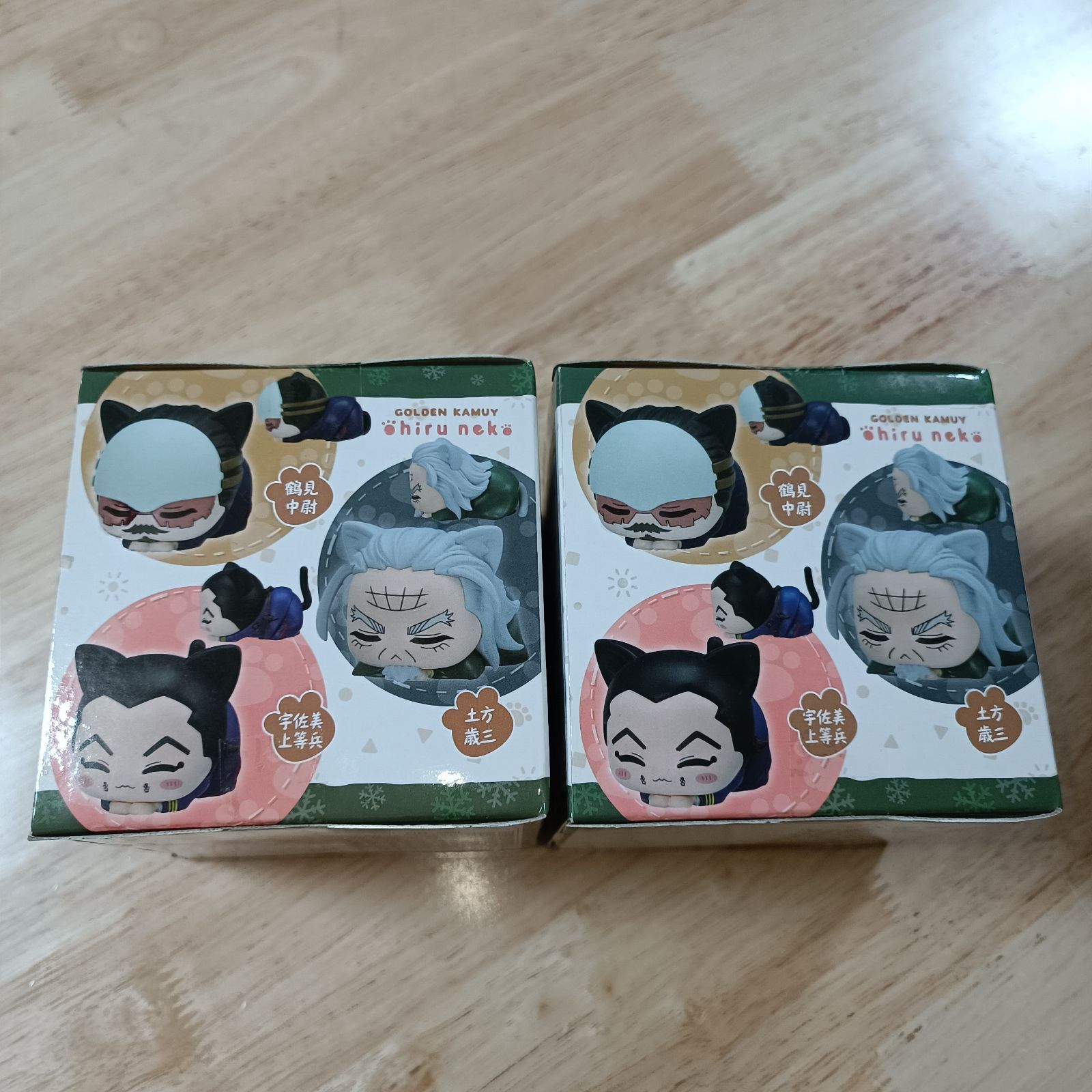 TVアニメ ゴールデンカムイ おひるねこ モアプラスミニフィギュア 2つ
