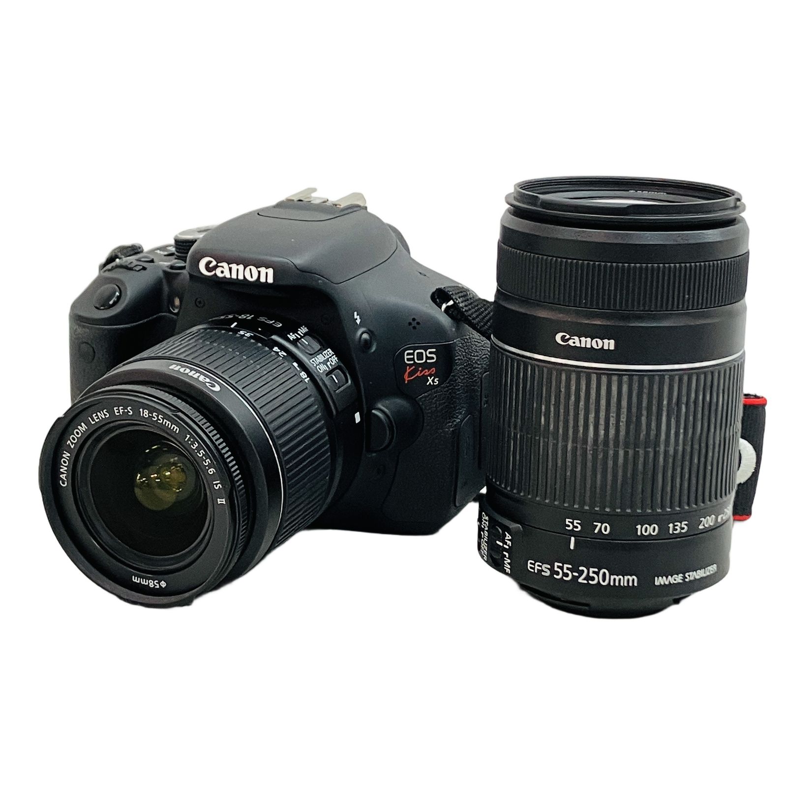 Canon EOS kiss x5 ダブルズームキット F3.5-5.6 18-55mm F4-5.6 55