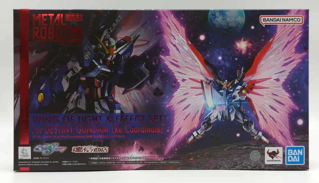 メタロボ　デスティニーガンダム [Re:Coordinate] 光の翼セット METAL ROBOT魂 ＜SIDE MS＞ デスティニーガンダム［Re:Coordinate