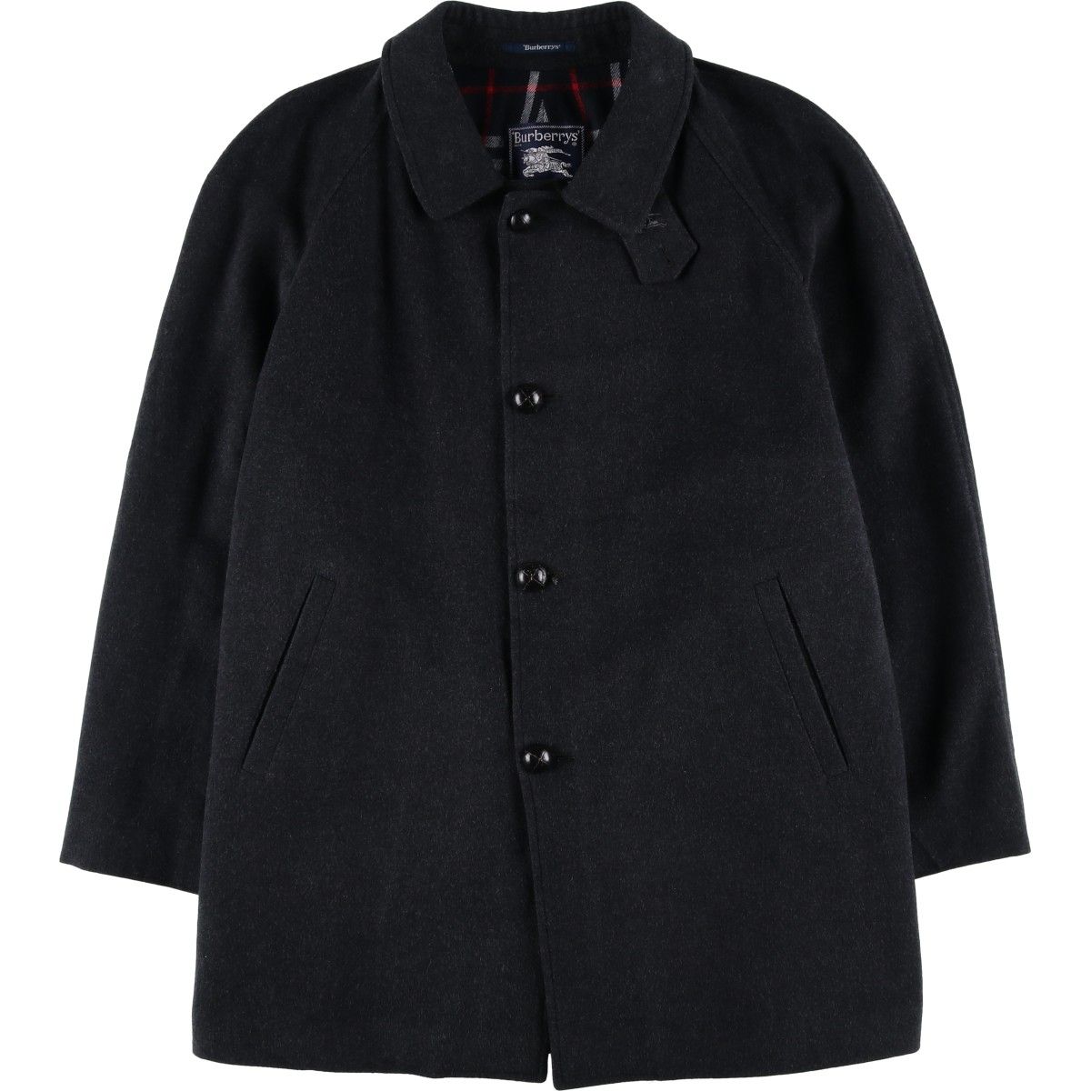 古着 バーバリー Burberry's ウールハーフコート メンズXL相当
