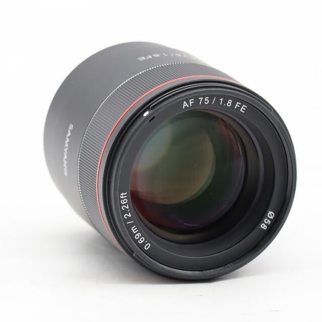 SAMYANG AF 75mm F1.8 FE ソニー αE用 #3975 SAMYANG 単焦点レンズ AF 75mm F1.8 FE ソニー αE用 フルサイズ対応