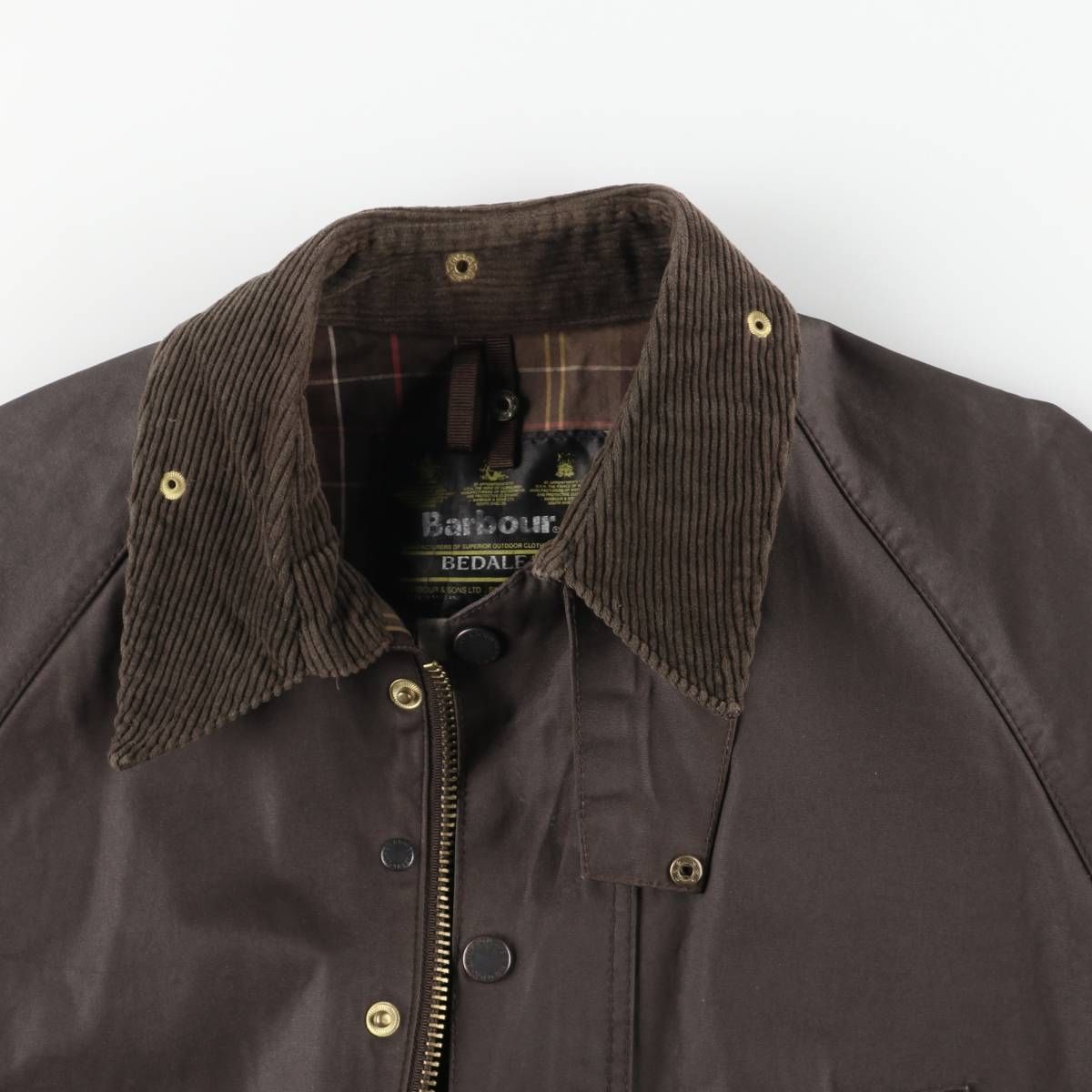 古着 80~90年代 バブアー Barbour BEDALE ビデイル 旧3ワラント  