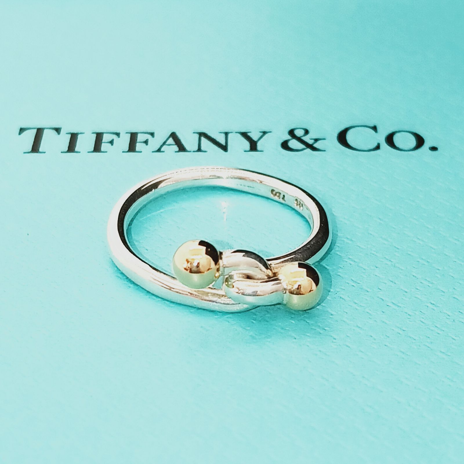 新品仕上げ】ティファニー TIFFANY フック＆アイ SV925 750 約10.5号 